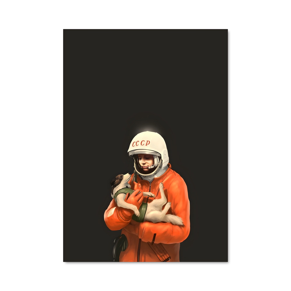 Poster L'Aventure Canine – affiche Astronautes